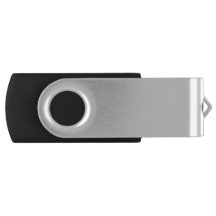 Penguin Graphic USB Swivel Flash Drive