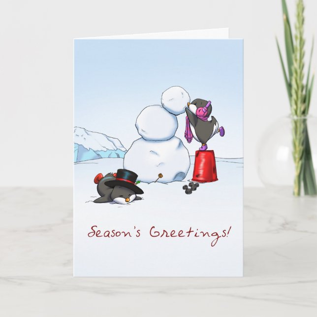 Penguin Greeting Card (Front)