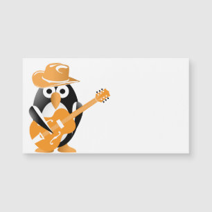 Penguin guitarist