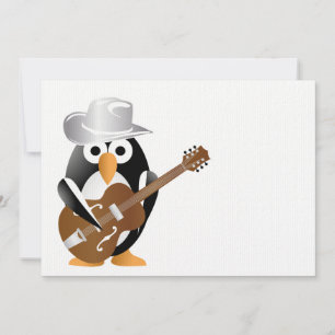 Penguin guitarist