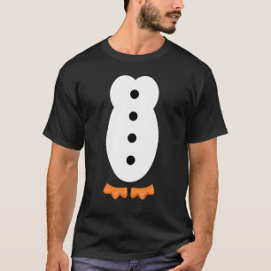 Penguin Halloween Costume Black Funny Tuxedo Girl T-Shirt