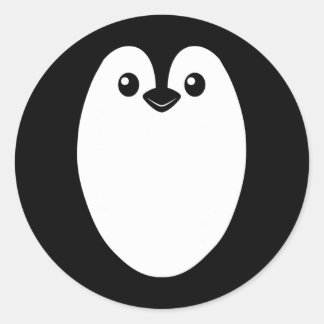 Penguin Halloween Costume For Men Women Kids Cool  Classic Round Sticker