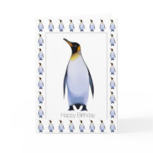 Penguin Happy Birthday Card