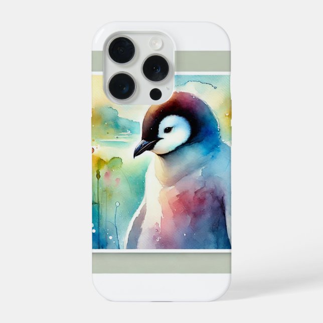 Penguin Harmony 051124AREF132 - Watercolor iPhone Case (Back)