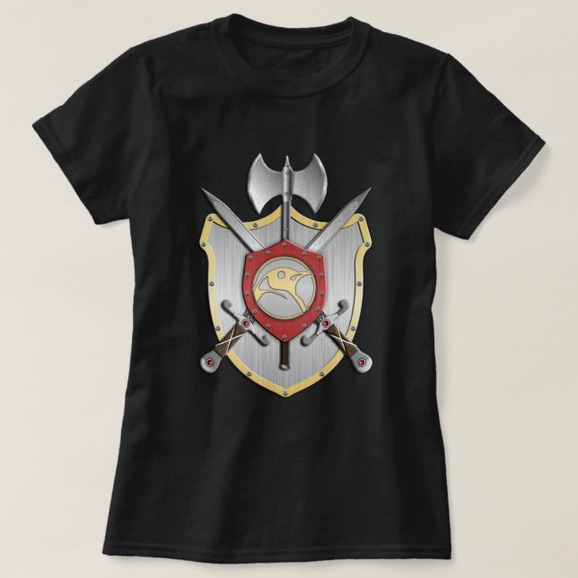 Penguin Heraldry Crest T-Shirt (Design Front)