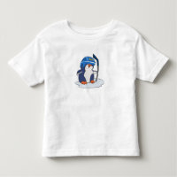 Penguin hockey player | choose background colour