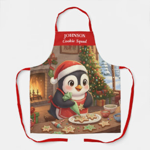 Penguin Holiday Baking Apron