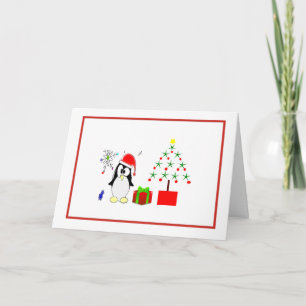Penguin Holiday Card