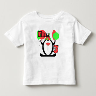 Penguin I'm 3 Birthday Tshirts and Gifts