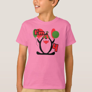 Penguin I'm 4 Tshirts and Gifts