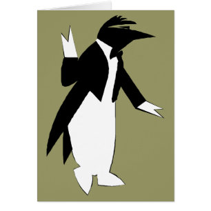 Penguin in a Tuxedo - Cool As Ice Hipster