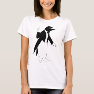 Penguin in a Tuxedo  - Cool As Ice Hipster T-Shirt