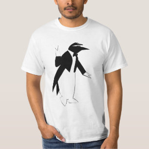 Penguin in a Tuxedo  - Cool As Ice Hipster T-Shirt