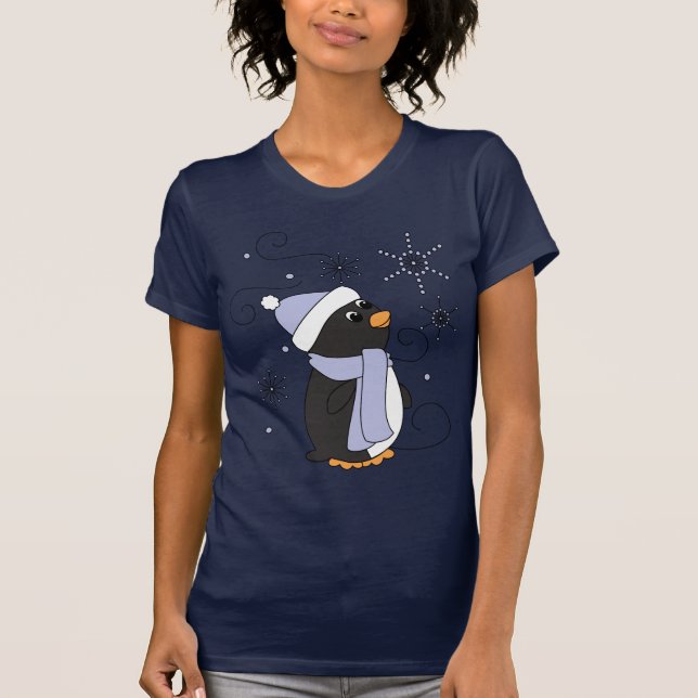 Penguin in Awe T-Shirt (Front)