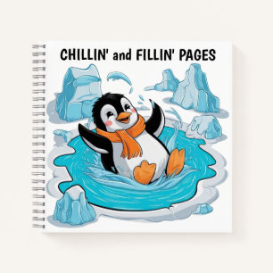 Penguin in Ice Notebook