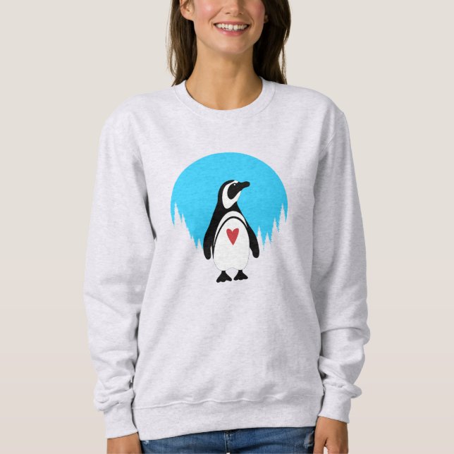 Penguin in Nature Sweatshirt (Front)