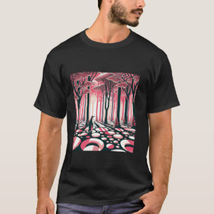 Penguin In Pink Magical Mystical Geometric Nosta P T-Shirt
