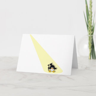 Penguin in the Spotlight Card