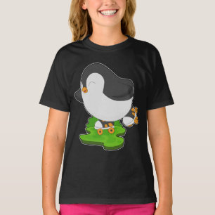 Penguin Inline skating Roller skates T-Shirt