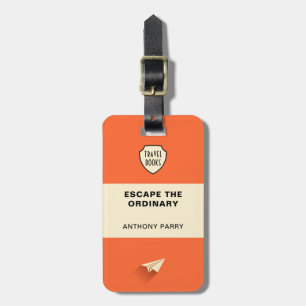 Penguin-inspired Book Cover Luggage Tag