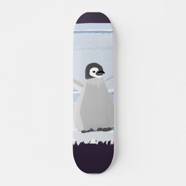 Penguin Kid Skateboard (Front)