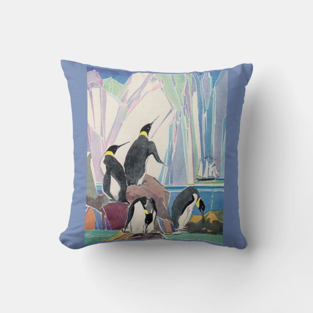 penguin land cushion (Front)