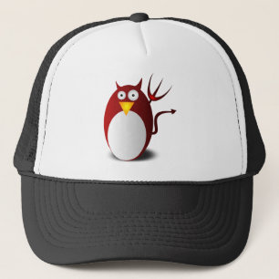 Penguin Linux Tux Ubuntu Devil Trident Lucifer Trucker Hat