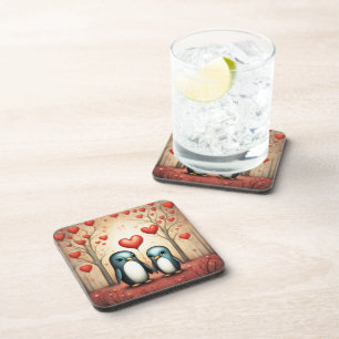Penguin Love 3 Coaster