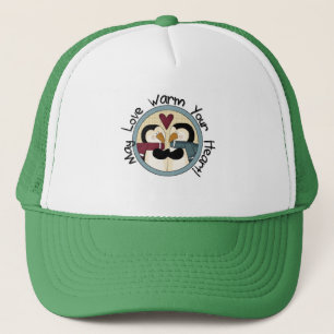 Penguin Love Holiday Tshirts and Gifts Trucker Hat