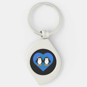 Penguin Love Key Ring