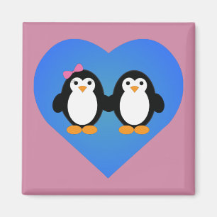 Penguin Love Magnet