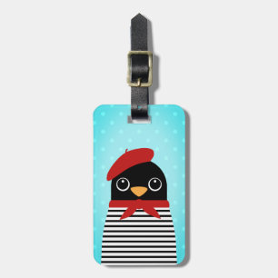 Penguin Luggage Tags