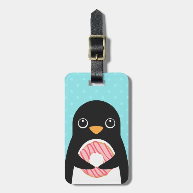 Penguin Luggage Tags (Front Vertical)
