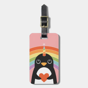 Penguin Luggage Tags