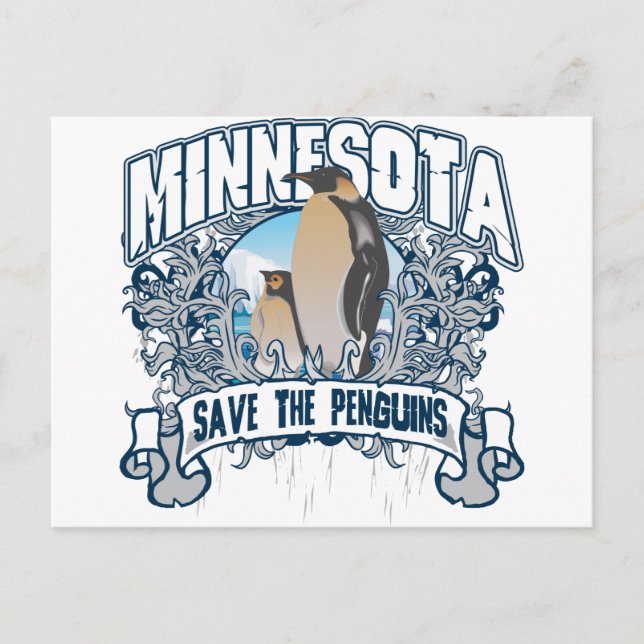 Penguin Minnesota Postcard (Front)