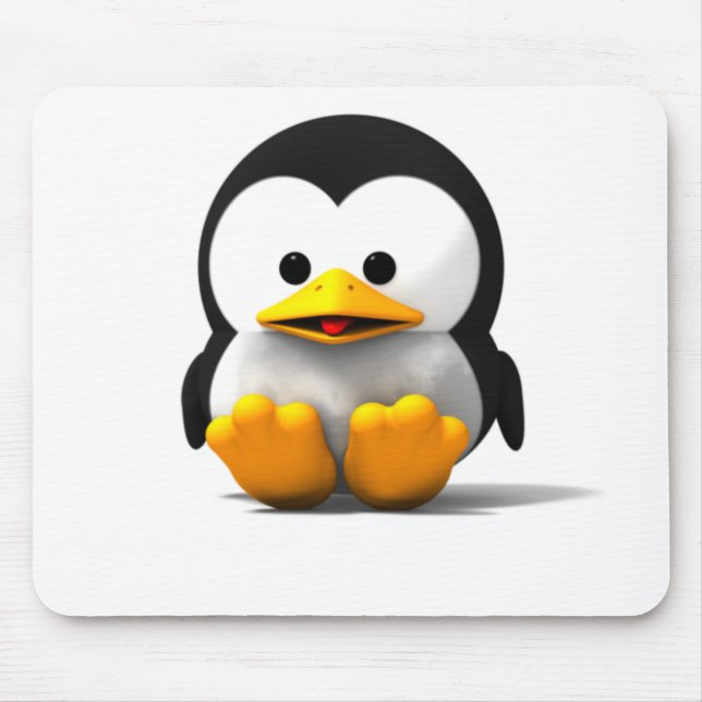 penguin mouse pad (Front)