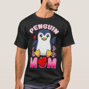 Penguin Mum Penguins Funny Gift Pullover