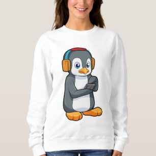 Penguin Music Headphone Sweatshirt