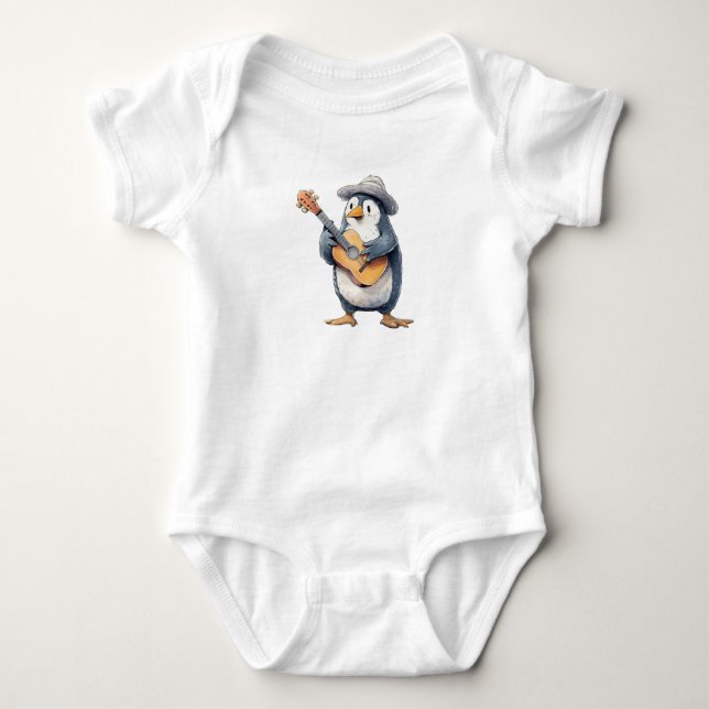 PENGUIN MUSICIAN BABY BODYSUIT (Front)