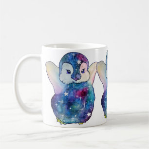 Penguin named Button Coffee Mug