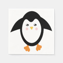 Penguin Napkins for Party