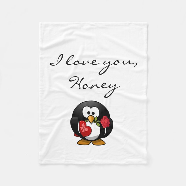Penguin of Love Blanket (Front)