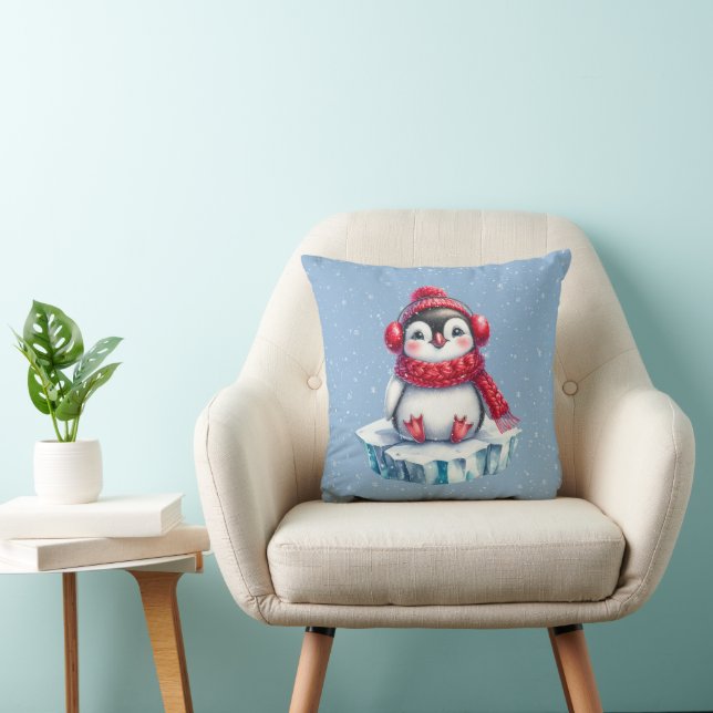 Penguin On an Iceberg Cushion (Chair)