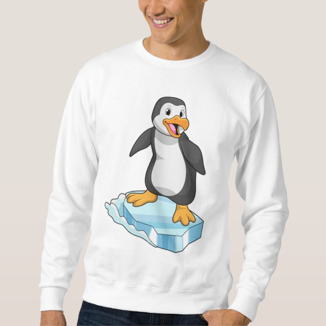 Penguin on Ice floe Sweatshirt (Front)