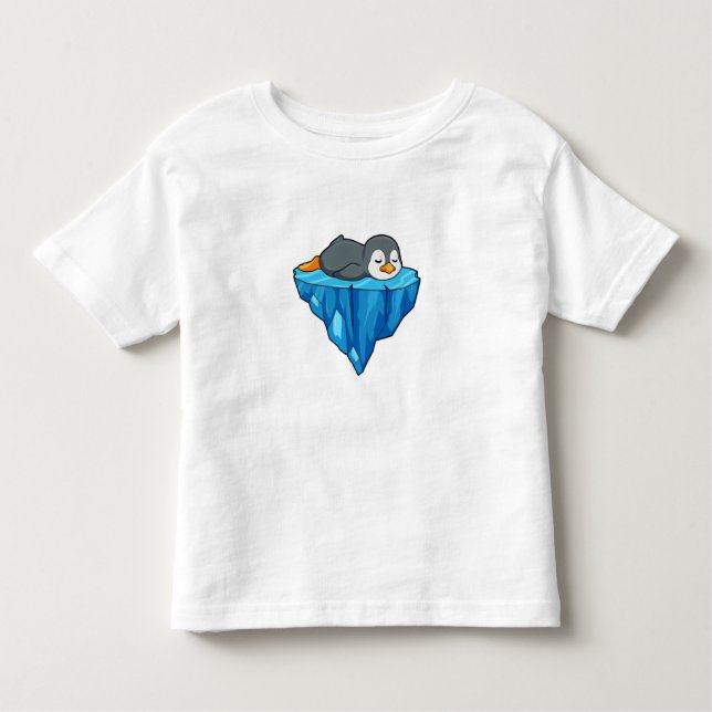 Penguin on Ice floe Toddler T-Shirt (Front)