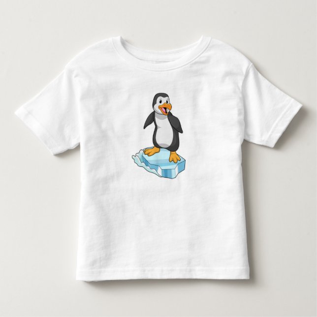Penguin on Ice floe Toddler T-Shirt (Front)