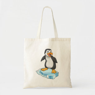 Penguin on Ice floe Tote Bag