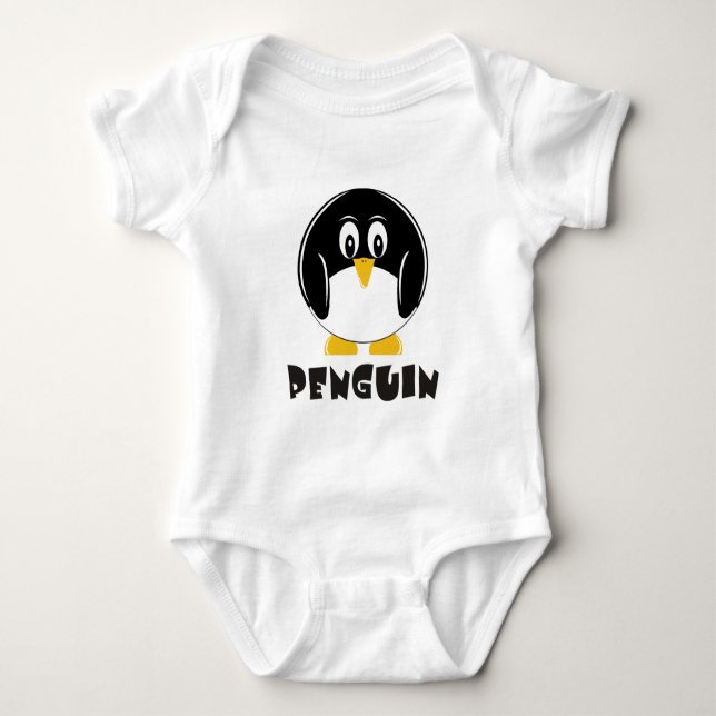 Penguin Onsie Baby Bodysuit (Front)