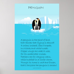 Penguin Original Poem Large Poster