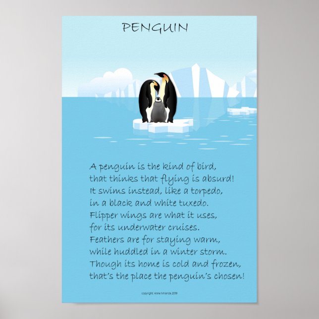 Penguin Original Poem Poster (Front)